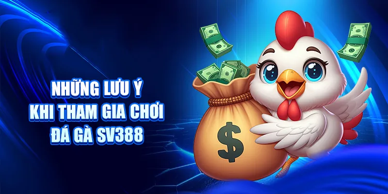 Những lưu ý khi tham gia chơi đá gà SV388 tại 78WIN